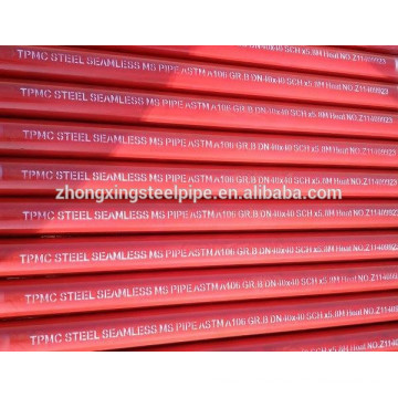 red varnish a106 schedule 120 seamless carbon steel gas pipe